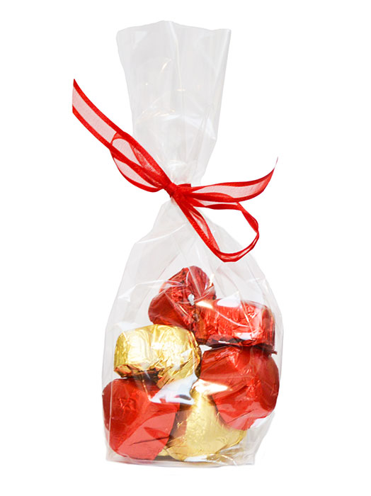 Pralines in hartvorm